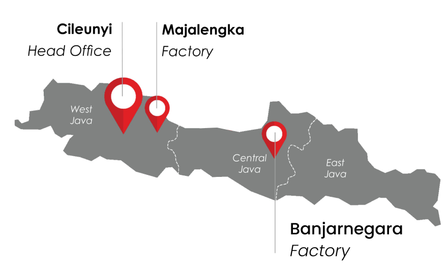 Production unit gistex garmen indonesia